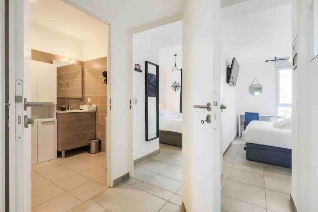 Logement Moderne Luxueux Parking Ac Cote De La Mer Niza Exterior foto